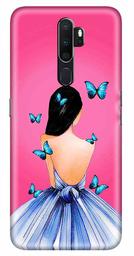 Amazon Brand - Solimo Designer Girl Design 3D Printed Hard Back Case Mobile Cover for Oppo A9 (2020)