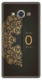 Amazon Brand - Solimo Designer Black Pattern Alphabet-O 3D Printed Hard Back Case Mobile Cover for Samsung Galaxy J3 Pro