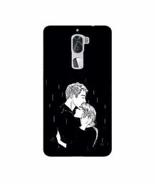 Amazon Brand - Solimo Designer Couples Standing in Rain 3D Printed Hard Back Case Mobile Cover for Coolpad Cool1 Dual