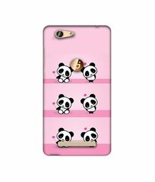 Amazon Brand - Solimo Designer Panda Pattern 3D Printed Hard Back Case Mobile Cover for Gionee F103 Pro