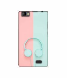 Amazon Brand - Solimo Designer Head Phone UV Printed Soft Back Case Mobile Cover for Lyf Wind 7