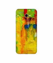 Amazon Brand - Solimo Designer Yellow and Green Paint 3D Printed Hard Back Case Mobile Cover for Samsung Galaxy J4 Plus