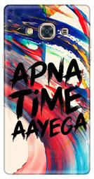 Amazon Brand - Solimo Designer Apna Time Ayega Art Design 3D Printed Hard Back Case Mobile Cover for Samsung Galaxy J3 Pro