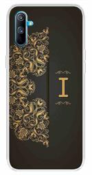 Amazon Brand - Solimo Designer Multicolor Black Pattern Alphabet-I Printed Soft Back Case Mobile Cover for Realme C3