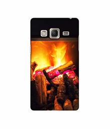 Amazon Brand - Solimo Designer Born Fire 3D Printed Hard Back Case Mobile Cover for Samsung Z3