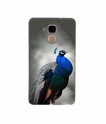 Amazon Brand - Solimo Designer Peacock 3D Printed Hard Back Case Mobile Cover for Huawei Honor 5c