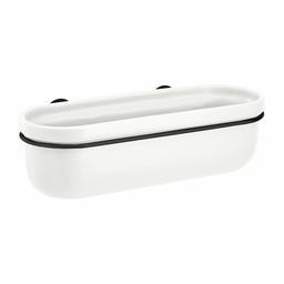 AmazonBasics White Black Oval Wall Hanging Planter