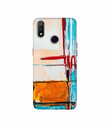 Amazon Brand - Solimo Designer Glass Paint 3D Printed Hard Back Case Mobile Cover for Realme 3 Pro