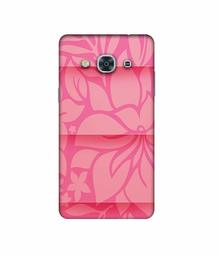 Amazon Brand - Solimo Designer Pink Flower Banch Print On Cloth 3D Printed Hard Back Case Mobile Cover for Samsung Galaxy J3 Pro