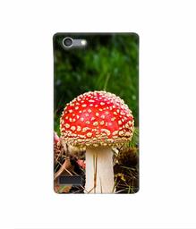 Amazon Brand - Solimo Designer Red Mushroom 3D Printed Hard Back Case Mobile Cover for Oppo Neo 7