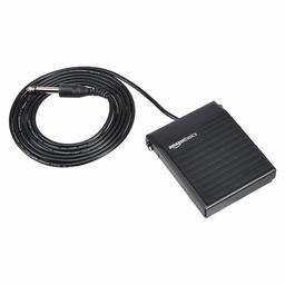 AmazonBasics Sustain Pedal for Portable Keyboards - Black