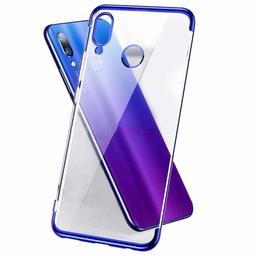 Amazon Brand - Solimo Electroplated Mobile Cover (Soft & Flexible Back case), for Samsung Galaxy M40 (Electric Blue)