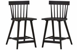 Amazon Brand – Stone & Beam Classic Spindle-Back Wood Counter-Height Barstool, 37.5