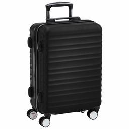 AmazonBasics Premium Hardside Spinner - International Carry-on, Black