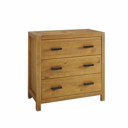 Amazon Brand – Stone & Beam Rustic 3-Drawer Bedroom Dresser, 31.9