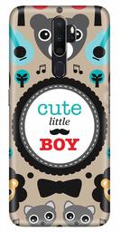 Amazon Brand - Solimo Designer Cute Little Boy Pattern 3D Printed Hard Back Case Mobile Cover for Oppo A5 (2020)