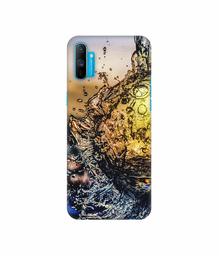 Amazon Brand - Solimo Designer Water Drop Reflection 3D Printed Hard Back Case Mobile Cover for Realme C3