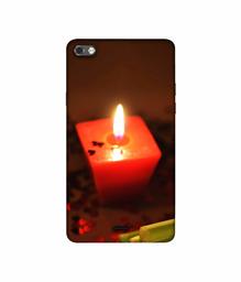 Amazon Brand - Solimo Designer Candle Light 3D Printed Hard Back Case Mobile Cover for Micromax Canvas Sliver 5 Q450