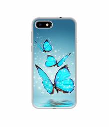 Amazon Brand - Solimo Designer Flying Butterflies UV Printed Soft Back Case Mobile Cover for Micromax Canvas 1 2018