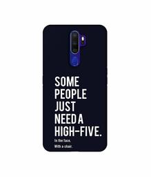 Amazon Brand - Solimo Designer High-Five 3D Printed Hard Back Case Mobile Cover for Oppo A9 (2020)