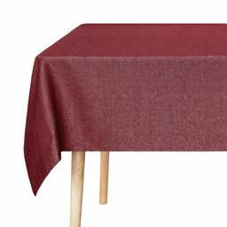 UMI. Essentials Nappe Salle Salon Designe Moderne Nappe Rectangulaire Coton Impermeable Rouge 140x200cm