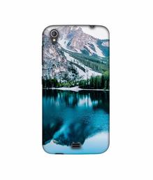 Amazon Brand - Solimo Designer Lake Mountain UV Printed Soft Back Case Mobile Cover for Gionee Pioneer P4S