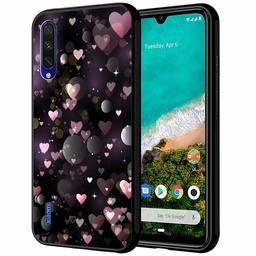 Amazon Brand - Solimo Designer Hearts Printed Hard Back Case Mobile Cover for Mi A3 (D1223)