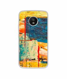 Amazon Brand - Solimo Designer Multicolor Box UV Printed Soft Back Case Mobile Cover for Motorola Moto E4 Plus