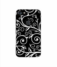 Amazon Brand - Solimo Designer Flower Patterns 3D Printed Hard Back Case Mobile Cover for Apple iPhone 7 (with Logo Cut)