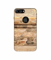 Amazon Brand - Solimo Designer Rushed Marble 3D Printed Hard Back Case Mobile Cover for Apple iPhone 7 Plus (Logo Cut)