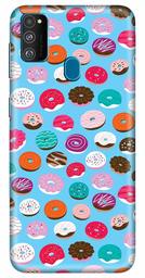 Amazon Brand - Solimo Designer Donuts 3D Printed Hard Back Case Mobile Cover for Samsung Galaxy M21 / M30s