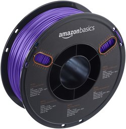 AmazonBasics Filament PETG pour imprimante 3D 1,75 mm, Violet, Bobine 1 kg