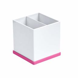 AmazonBasics Pen Organizer - Pink and White