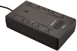 AmazonBasics Standby UPS 800VA 450W Surge Protector Battery Backup, 12 Outlets