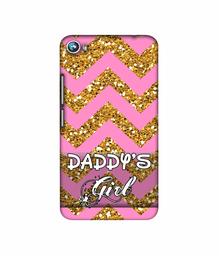 Amazon Brand - Solimo Designer Daddy's Girl 3D Printed Hard Back Case Mobile Cover for Micromax Canvas Fire 4 A107