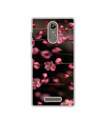 Amazon Brand - Solimo Designer Pink Flowers UV Printed Soft Back Case Mobile Cover for Gionee S6s