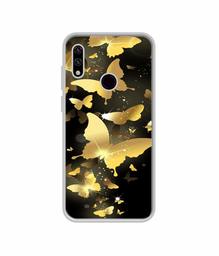 Amazon Brand - Solimo Designer Golden Butterfly Pattern UV Printed Soft Back Case Mobile Cover for Micromax Ione Note