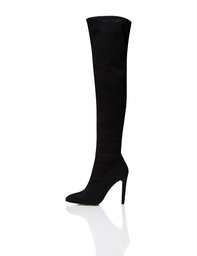 find. Cuissardes Talons Hauts Stretch Femme, noir, 42