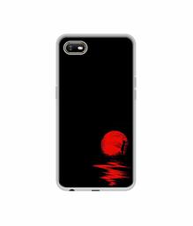 Amazon Brand - Solimo Designer Red Moon UV Printed Soft Back Case Mobile Cover for Oppo A1K