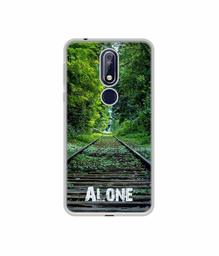 Amazon Brand - Solimo Designer Alone UV Printed Soft Back Case Mobile Cover for Nokia 7.1