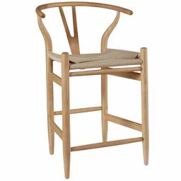 Amazon Brand – Stone & Beam Birch Wishbone Counter-Height Barstool, 35.5