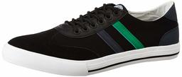 Amazon Brand - Symbol Men's Black Canvas Sneakers-7 UK (AZ-SH-05)