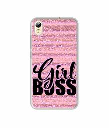 Amazon Brand - Solimo Designer Girl Boss On Pink Sparkle UV Printed Soft Back Case Mobile Cover for Tecno i3 Pro