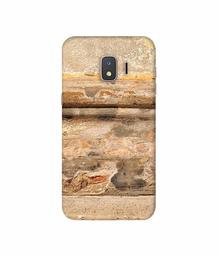 Amazon Brand - Solimo Designer Rushed Marble 3D Printed Hard Back Case Mobile Cover for Samsung Galaxy J2 Core