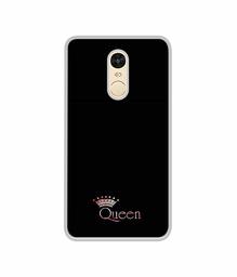 Amazon Brand - Solimo Designer Queen UV Printed Soft Back Case Mobile Cover for Mi Redmi Note 4