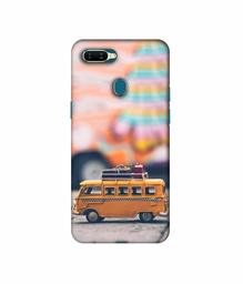 Amazon Brand - Solimo Designer Toy Bus 3D Printed Hard Back Case Mobile Cover for Oppo A7