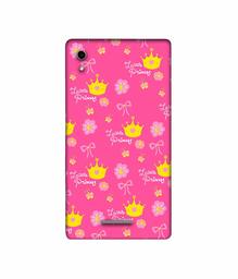 Amazon Brand - Solimo Designer Little Princess Pattern 3D Printed Hard Back Case Mobile Cover for Sony Xperia T3