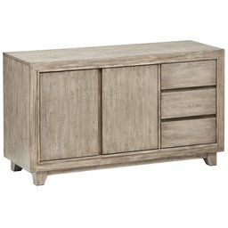 Amazon Brand – Stone & Beam Creston Modern Wood Dining Buffet, Cabinet Credenza, Storage, 56