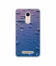 Amazon Brand - Solimo Designer Water Drops UV Printed Soft Back Case Mobile Cover for Mi Redmi Note 3