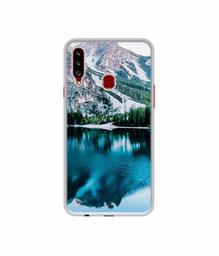 Amazon Brand - Solimo Designer Lake Mountain UV Printed Soft Back Case Mobile Cover for Samsung Galaxy A20s